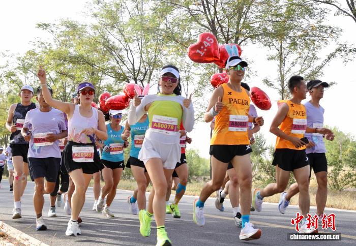 7000余跑者畅游紫色酒庄，宁夏贺兰山东麓上演“