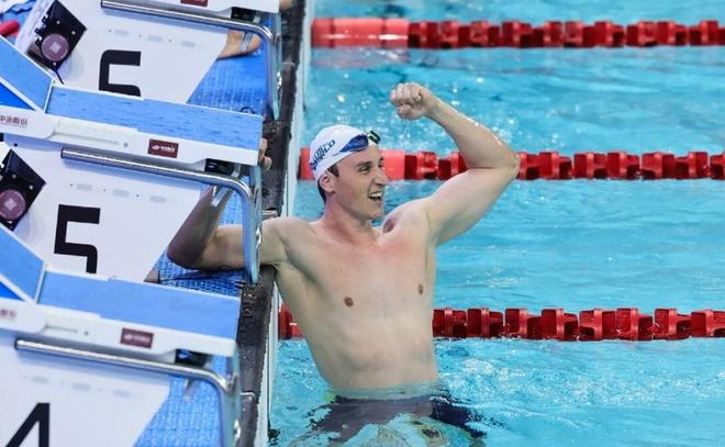 澳大利亚选手麦克沃伊中国游泳赛破50米自由泳世